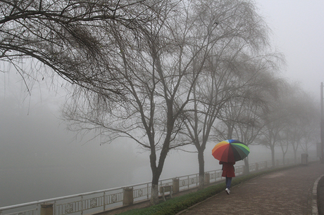 Sa Pa town beauty in frosty winter